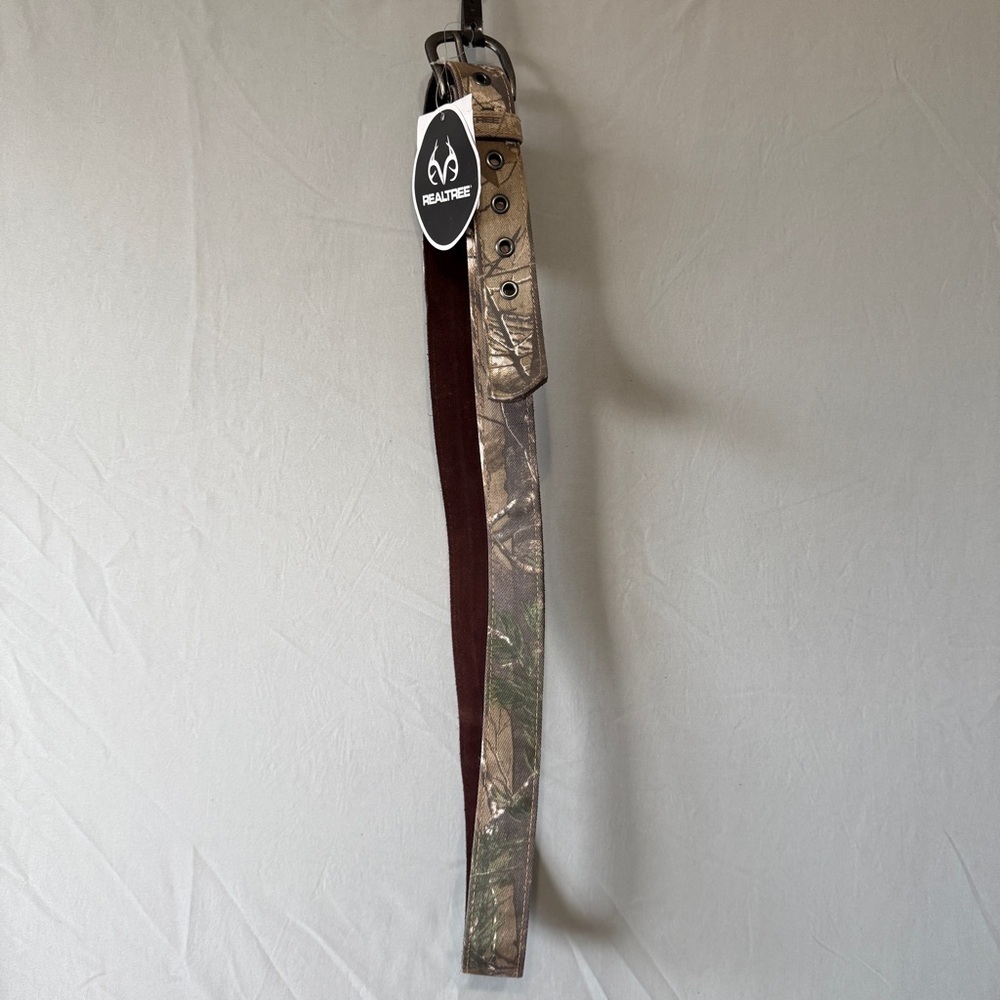 Real Tree Armour Ready Mens Green Camo Belt Size 3XL Hunting Fishing Outdoors
